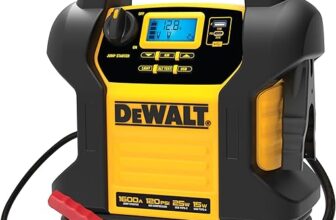 DEWALT DXAEJ14 1600A Jump Starter Power Station: 1,600 Peak Amps, Digital Compressor & USB Power Bank