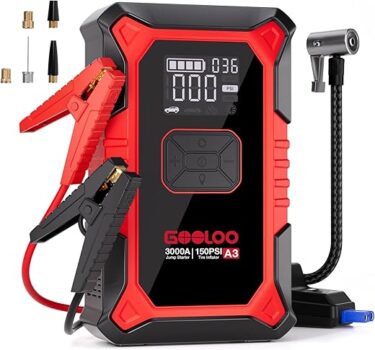 GOOLOO A3 3000A Jump Starter with Compressor — Is It the All-in-One Emergency Car Kit Worth Buying?