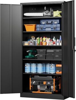 Letaya 72-Inch Metal Garage Storage Cabinet Review (2026) — Affordable Steel Workshop Solution