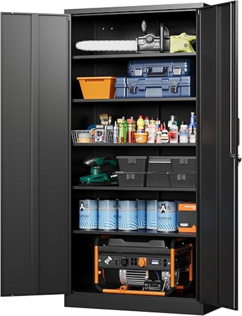 Letaya 72-Inch Metal Garage Storage Cabinet Review (2026) — Affordable Steel Workshop Solution