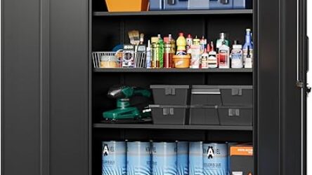 Letaya 72-Inch Metal Garage Storage Cabinet Review (2026) — Affordable Steel Workshop Solution